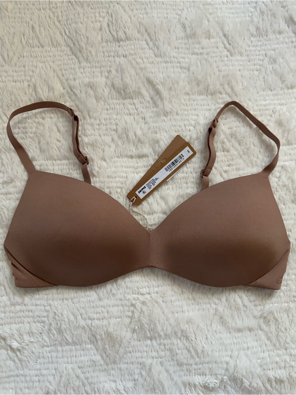 SKIMS Wireless Form Push-up Plunge Bra in Sienna - NWT